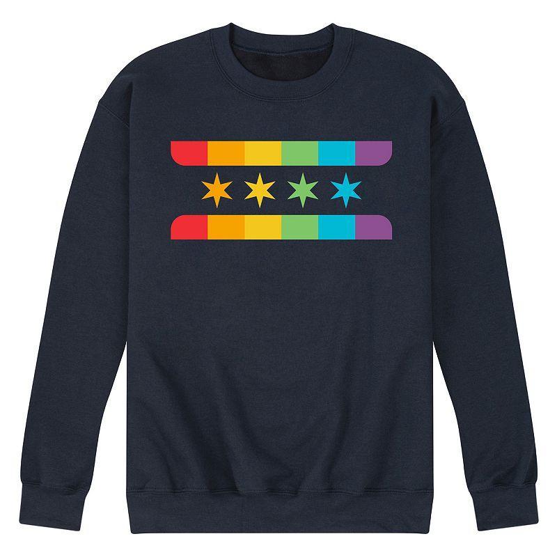 Mens Chicago United Fleece Sweatshirt Blue Product Image