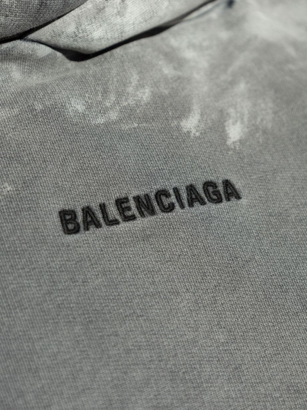 stain-effect hoodie Product Image