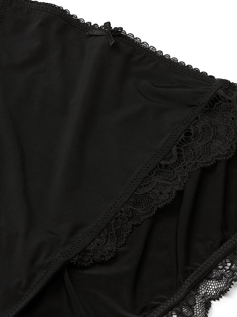 Lace-Trim String Bikini Panty Product Image