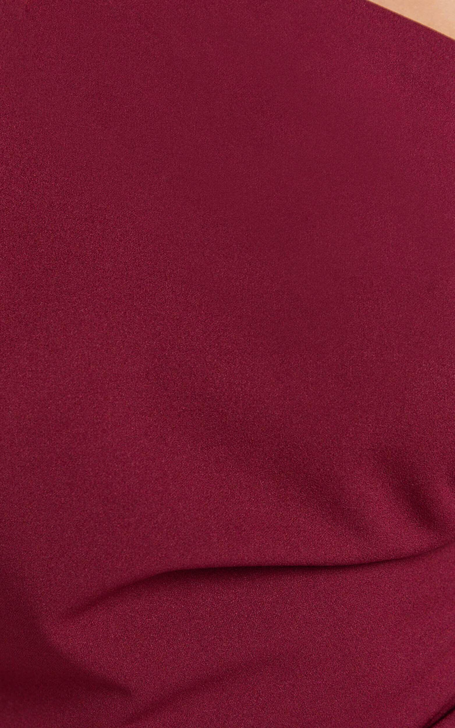 Nalfie Top - Asymmetrical Top in Wine Product Image
