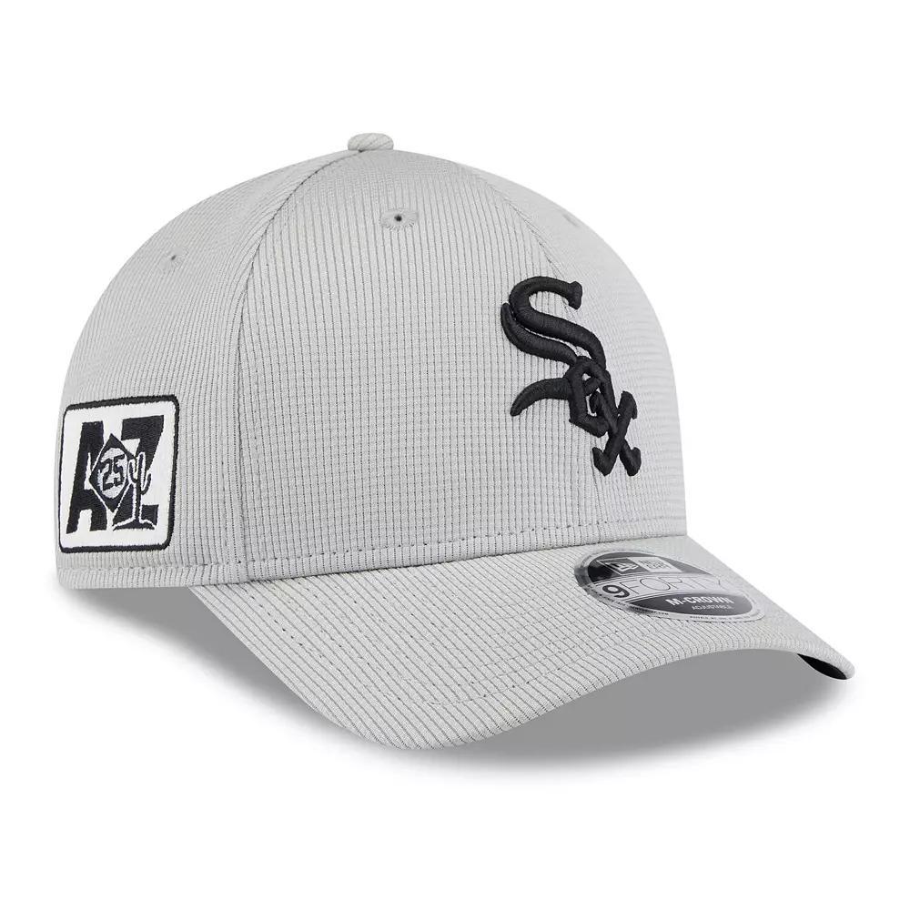 Men's New Era  Gray Chicago White Sox 2025 Spring Training 9FORTY Adjustable Hat, Grey Product Image