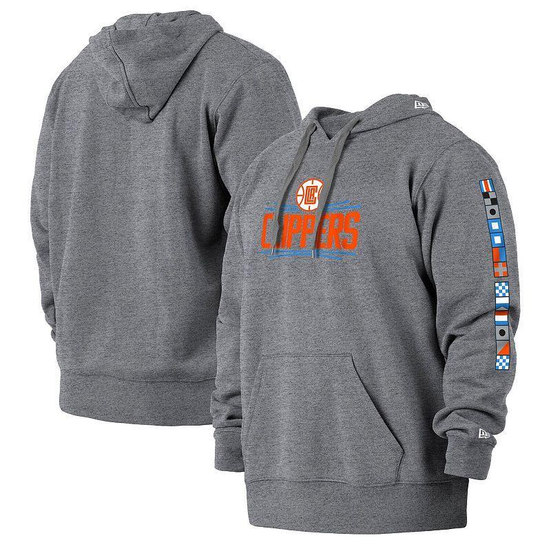 Men's New Era Black Toronto Raptors 2021/22 City Edition Big & Tall Pullover Hoodie, Size: 2XB, Rpt Black Product Image