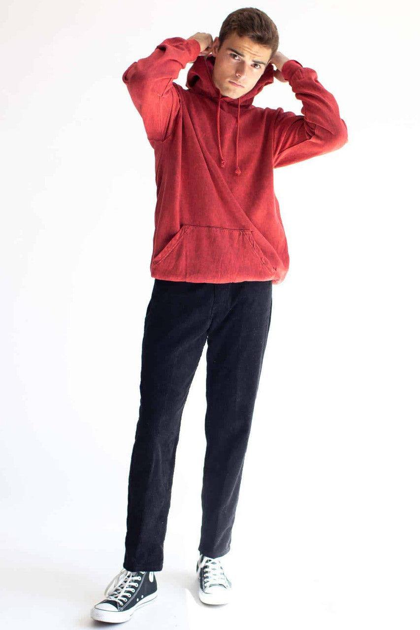 Mineral Red Tie Dye Hoodie Product Image