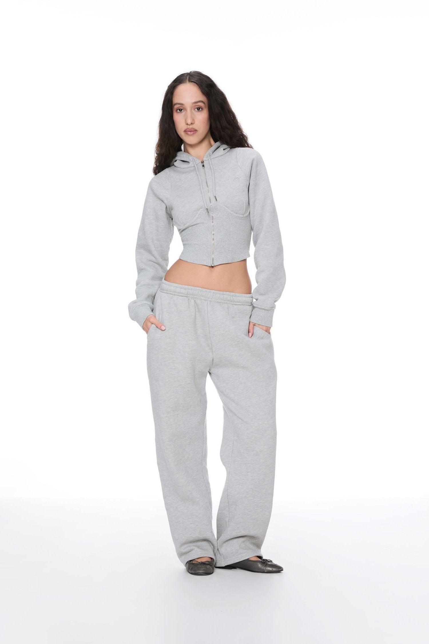 SADIE TOP + ZEV PANT - GREY Product Image