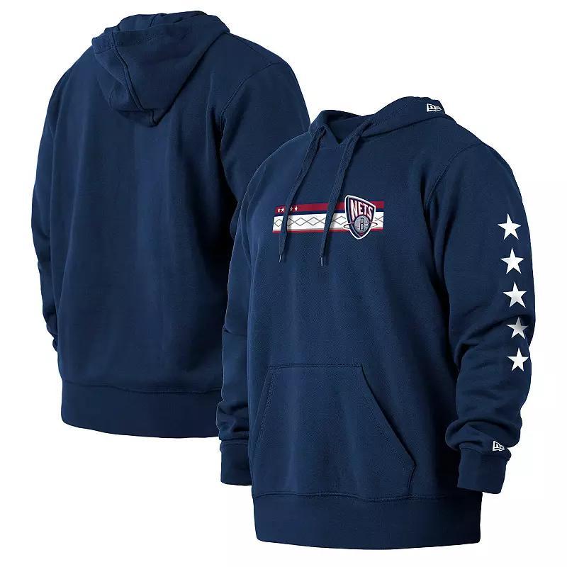 Mens New Era Black Miami Heat 2021/22 City Edition Big & Tall Pullover Hoodie Product Image