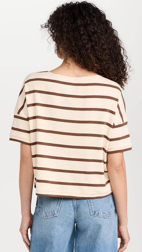 La Ligne Short Sleeve Breton Tee | Shopbop Product Image
