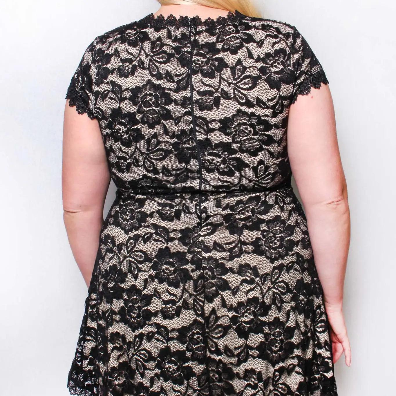 Women's Plus Size Bodycon Lace Dress Female Product Image