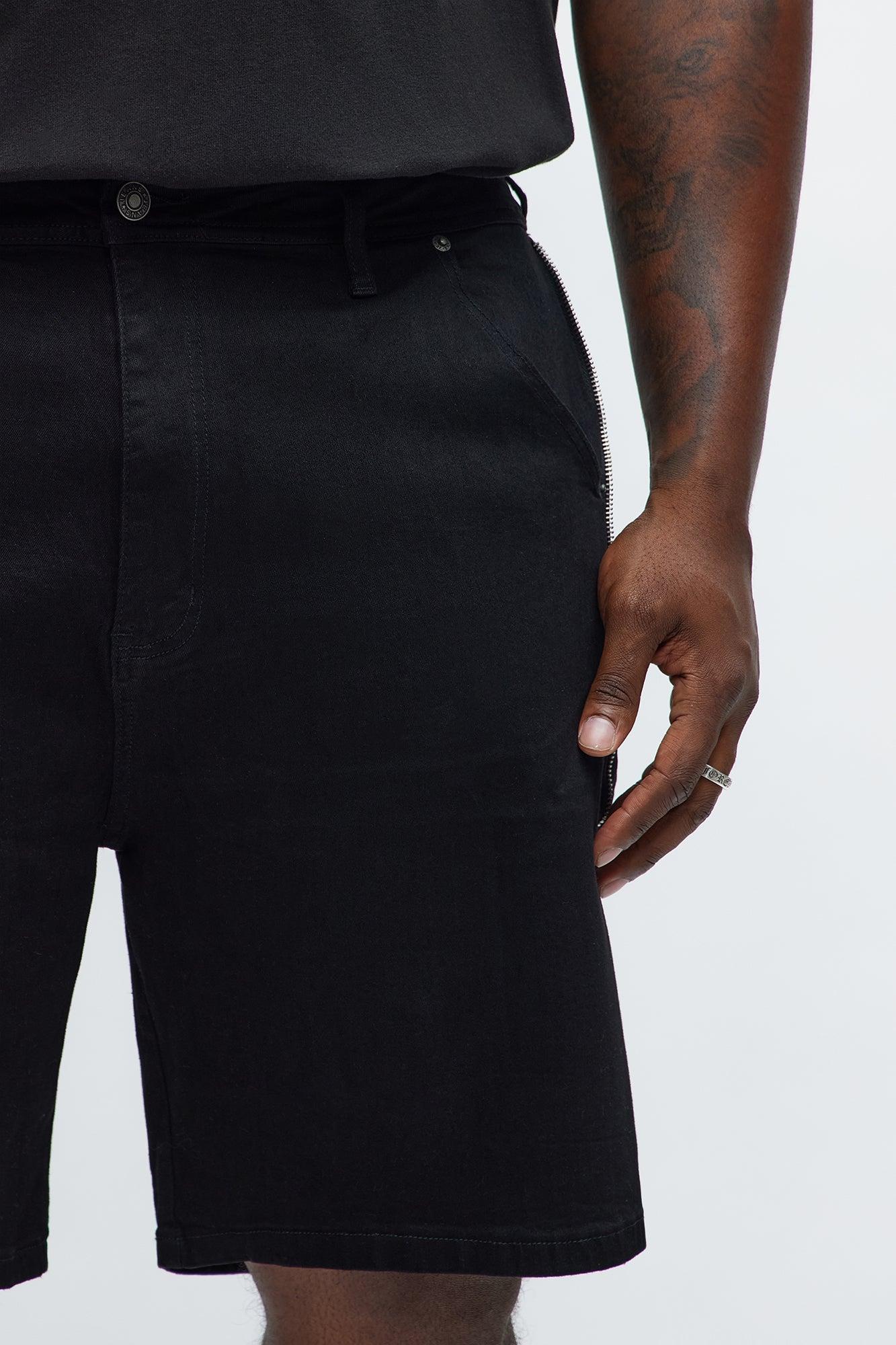 Relaxed Me Down Denim Shorts - Black Product Image
