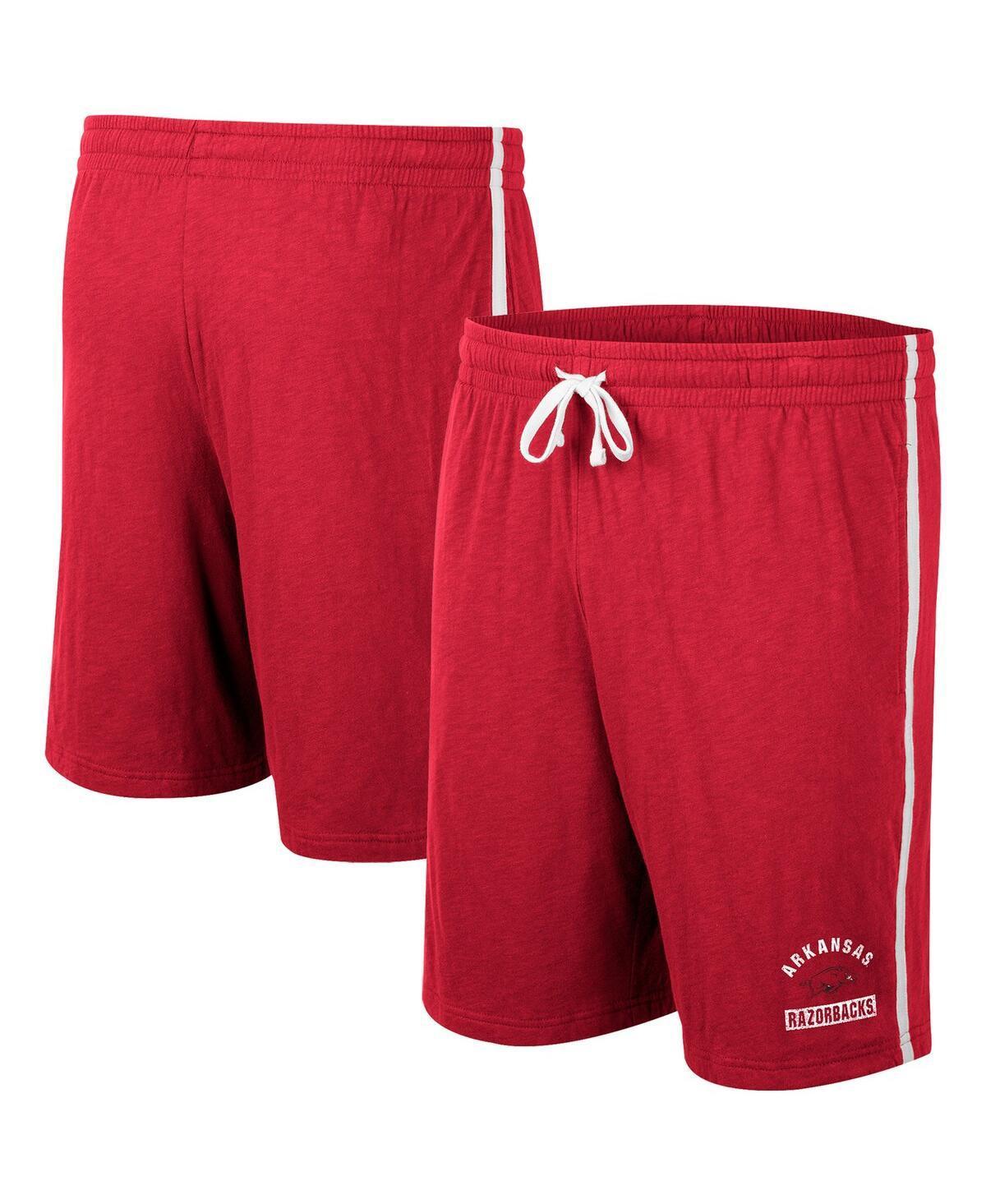 Men's Colosseum Cardinal Arkansas Razorbacks Thunder Slub Shorts, Size: Medium, Red Product Image
