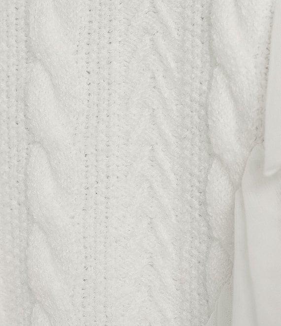 GB Tulle Cable Knit Sweater Product Image