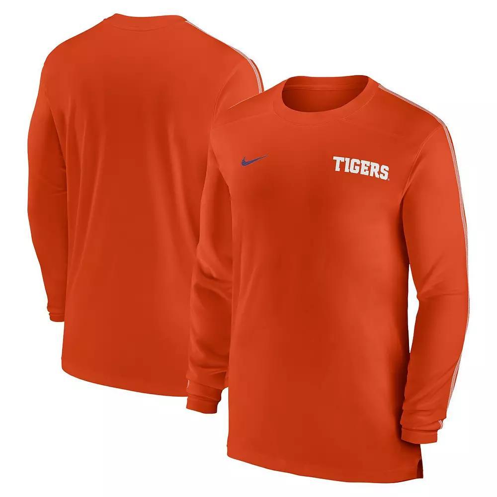 Men's Nike White Penn State Nittany Lions 2024 Sideline Coach UV Performance Long Sleeve T-Shirt, Size: Medium Product Image