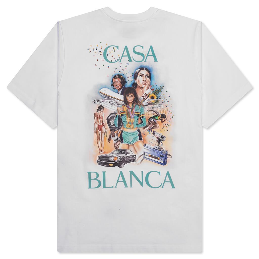 Celebration Du Sport Printed T-Shirt - White Male Product Image