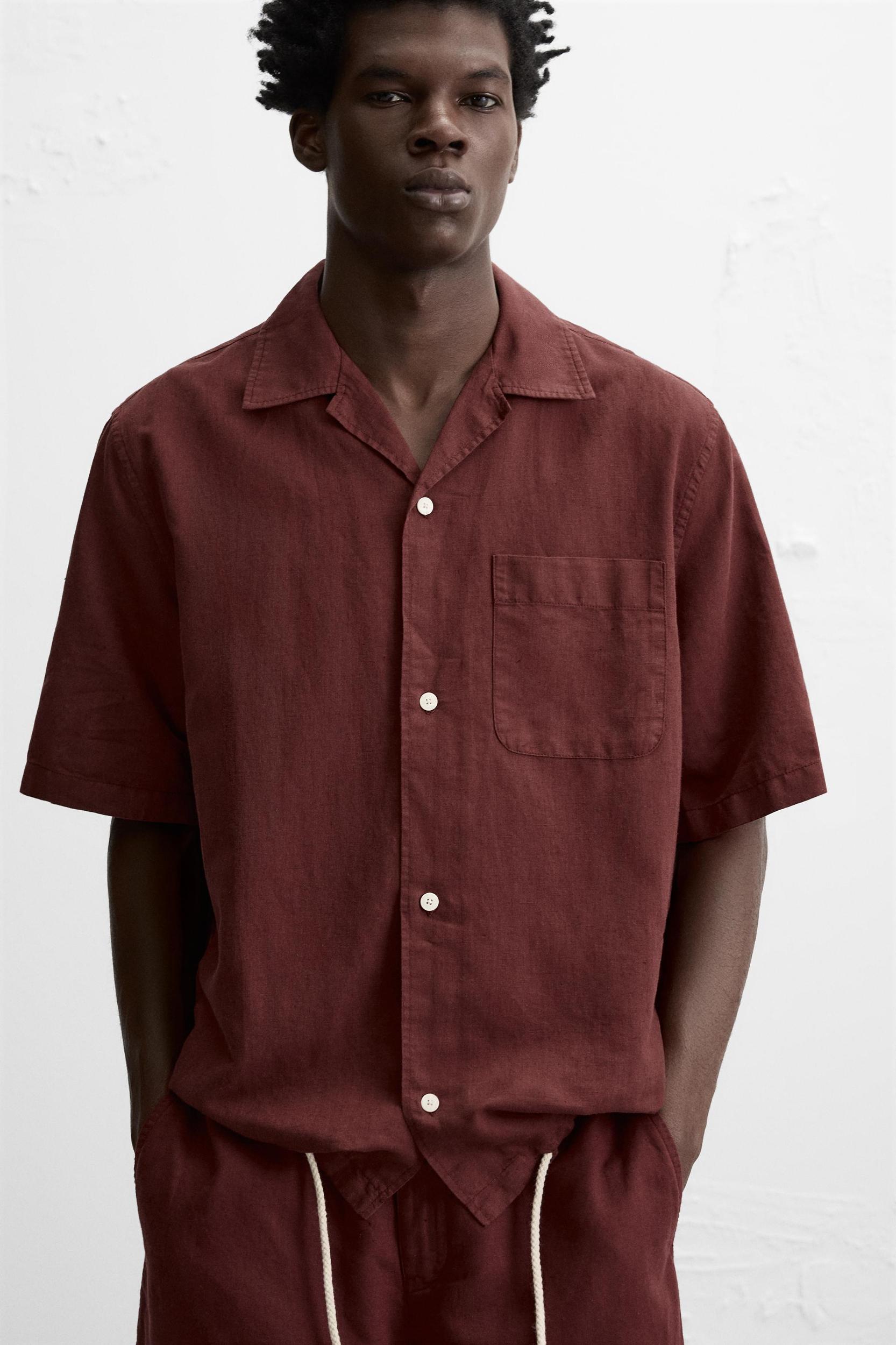 LINEN - COTTON SHIRT Product Image