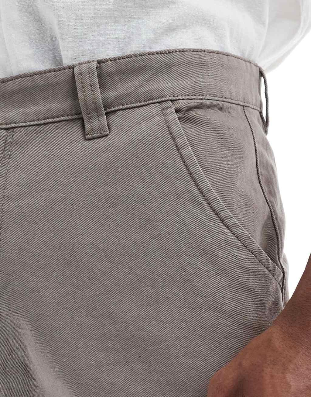 Brave Soul chino shorts in taupe Product Image