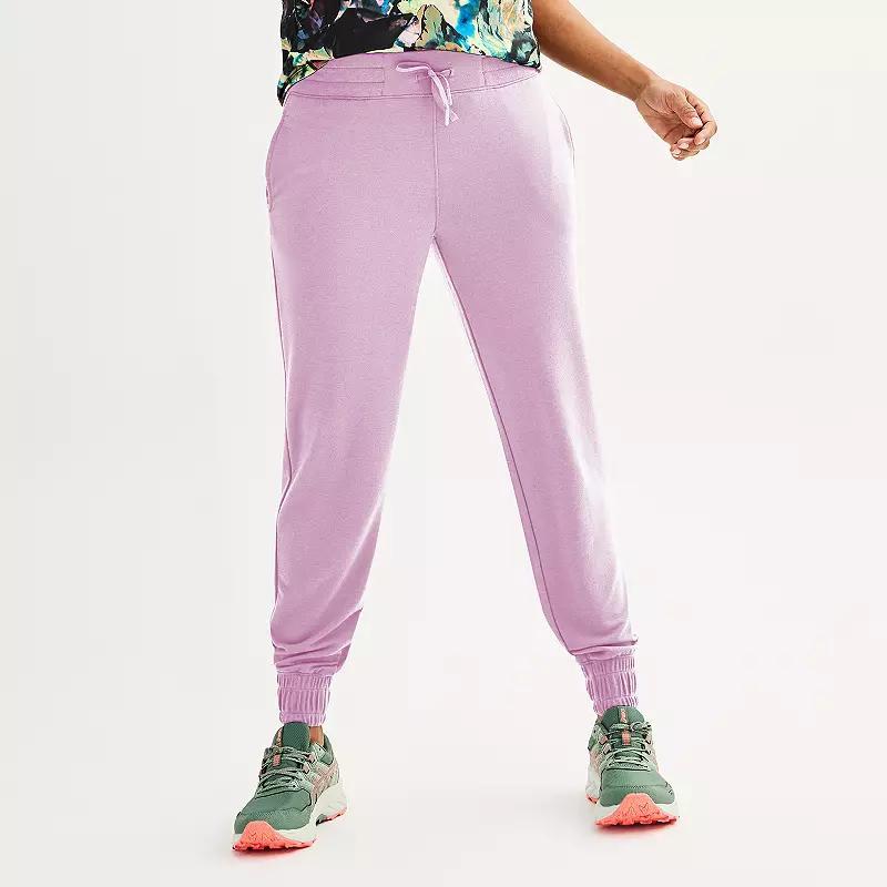 Women's Tek Gear® French Terry Joggers, Size: XL, Blue Romance Product Image