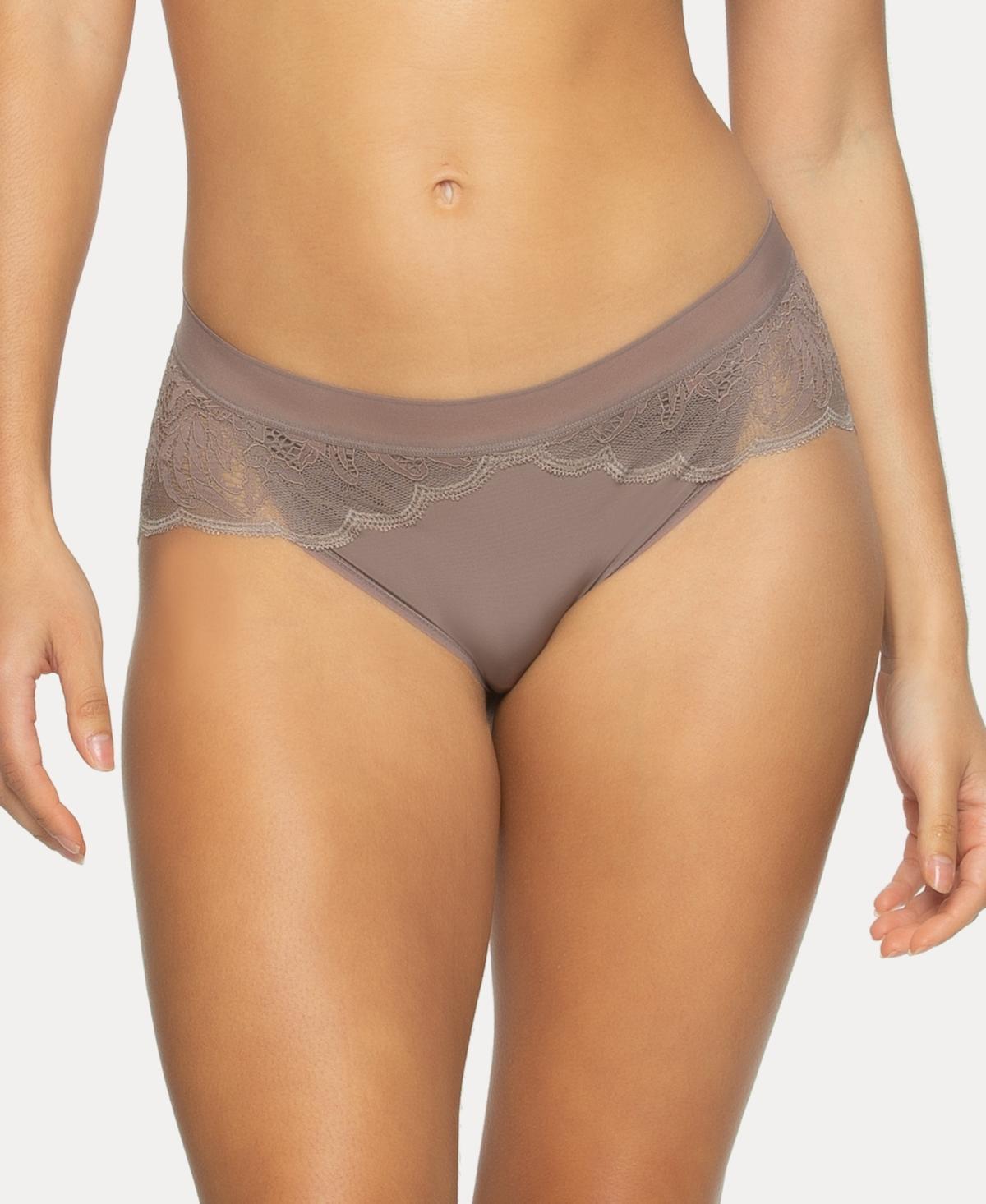 Women's Paramour by Felina Peridot Cheeky Hipster 725073, Size: Small, Mink Product Image