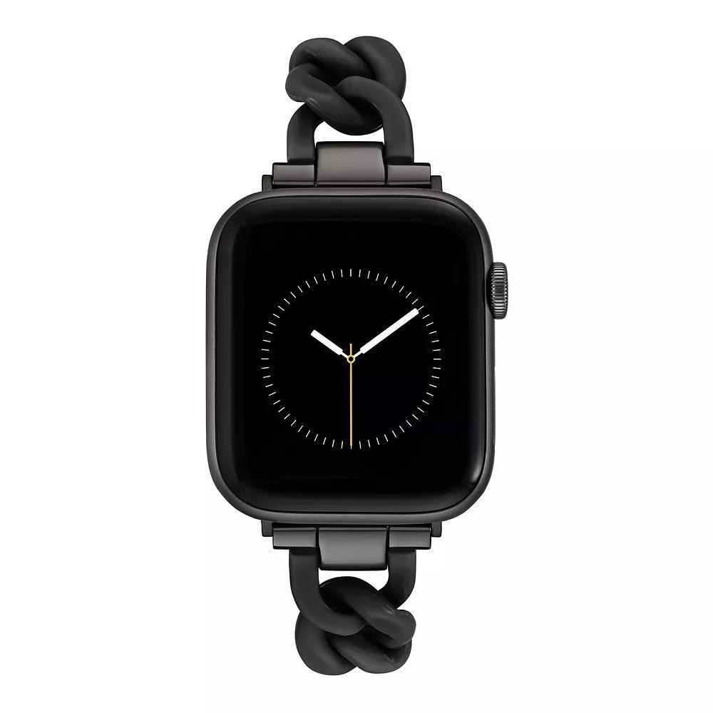 Nine West Women's Plastic Chain Link Bracelet designed for Apple Watch®, Size: Small, Pink Product Image