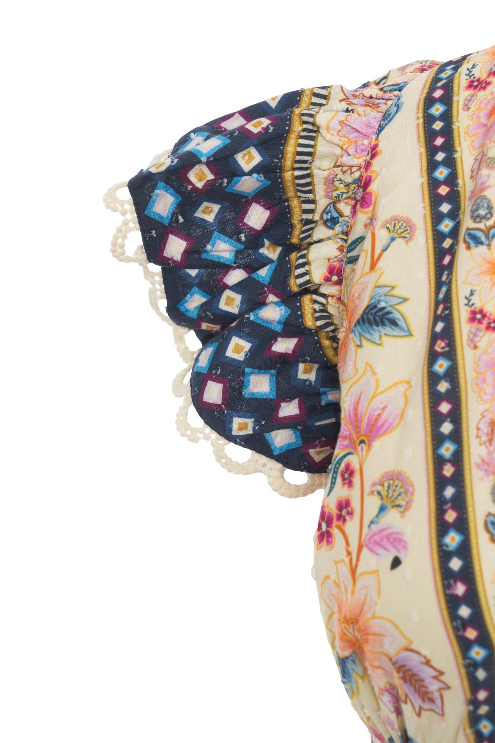 Maxi dress with floral print Product Image