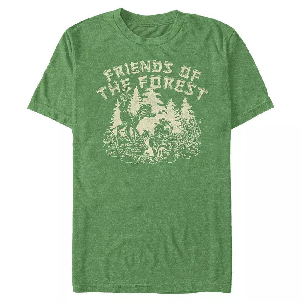 Big & Tall Friends Of The Forest Graphic Tee, Men's, Size: 5XL, Kelly Grey Product Image