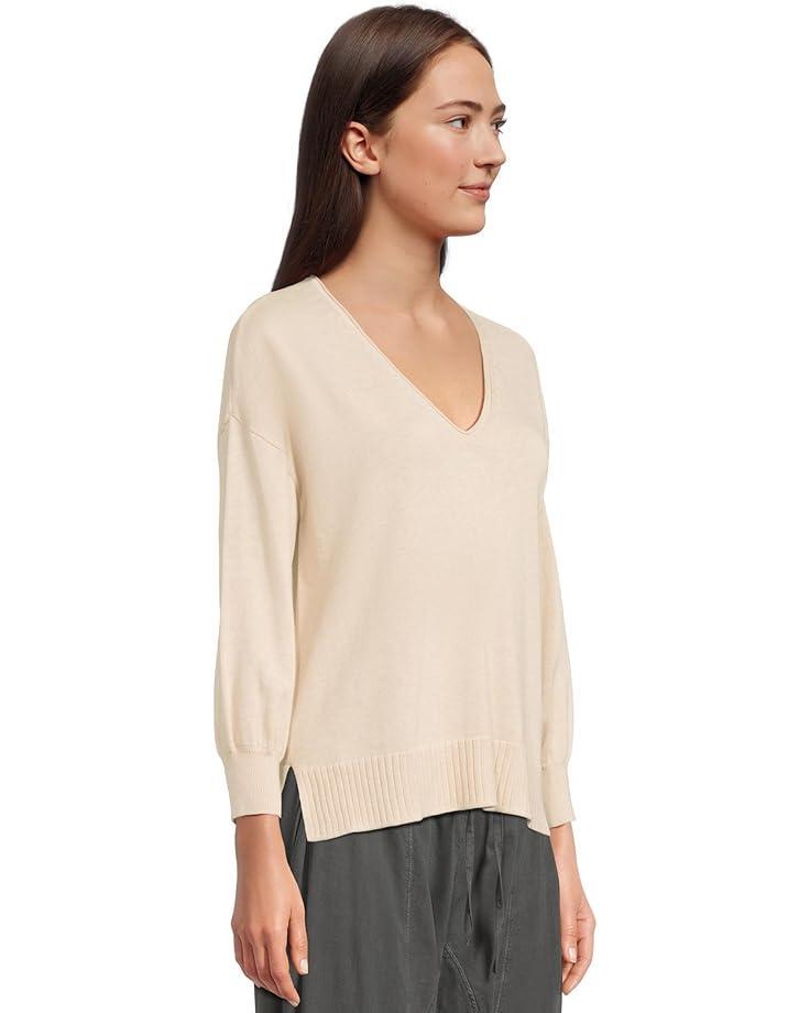 Rounded Hem Split Neck Product Image