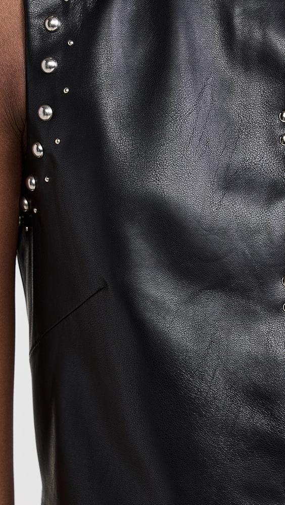 rag & bone Brigette Faux Leather Dress | Shopbop Product Image