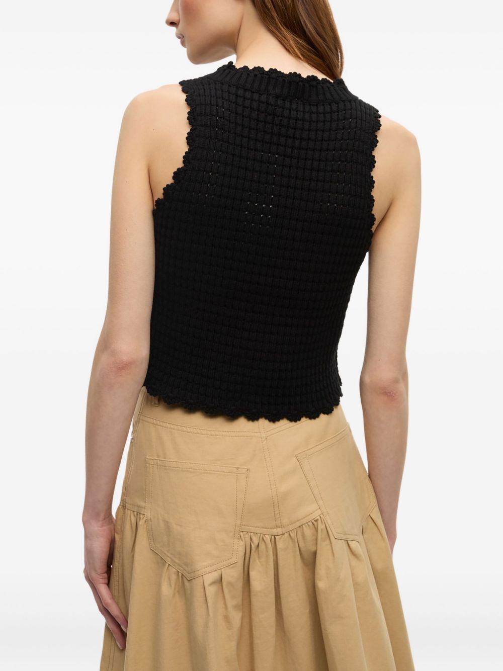 crochet-knit top Product Image