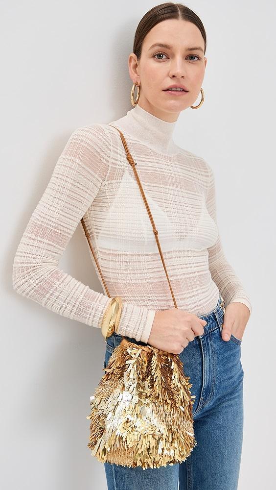 Ulla Johnson Celeste Paillette Drawstring Bag | Shopbop Product Image