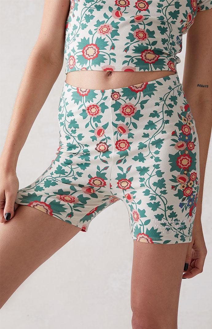 The Met Women's x PacSun Floral Printed Biker Shorts - Product Image