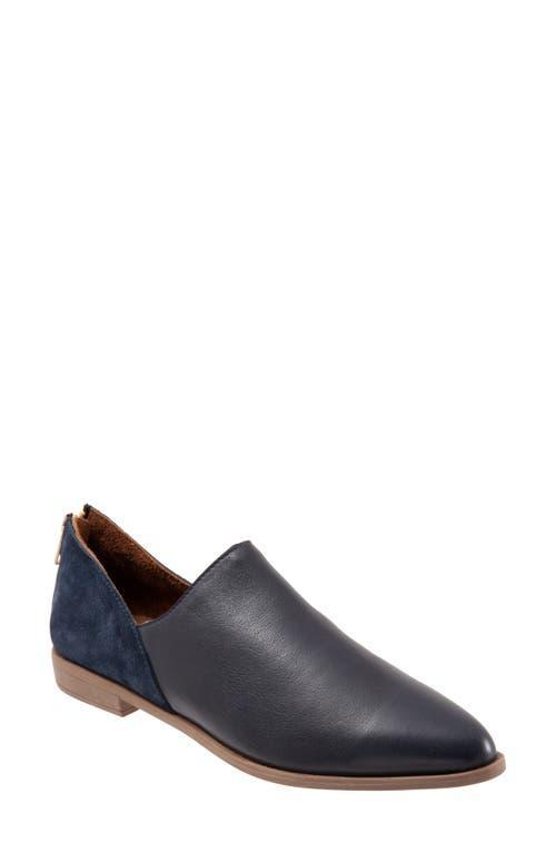 Bueno Beau Leather and Suede Back Zip Loafers Product Image