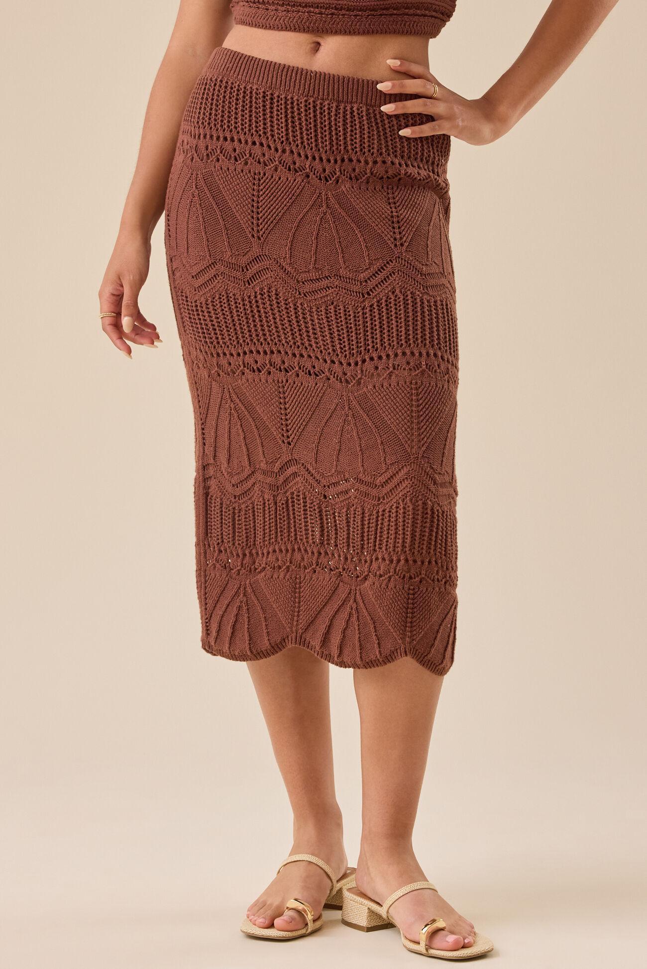 Colton Crochet Midi Skirt Product Image