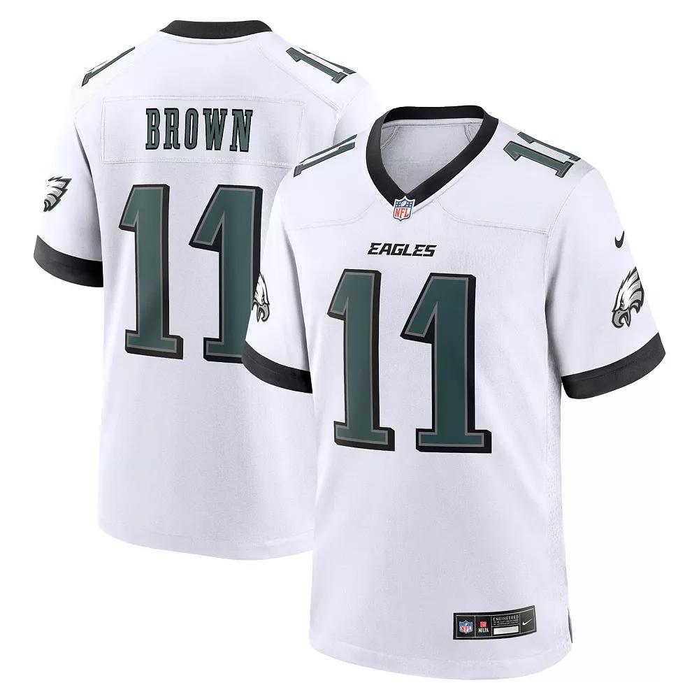 Men's Nike A.J. Brown White Philadelphia Eagles White Game Jersey, Size: 3XL Product Image