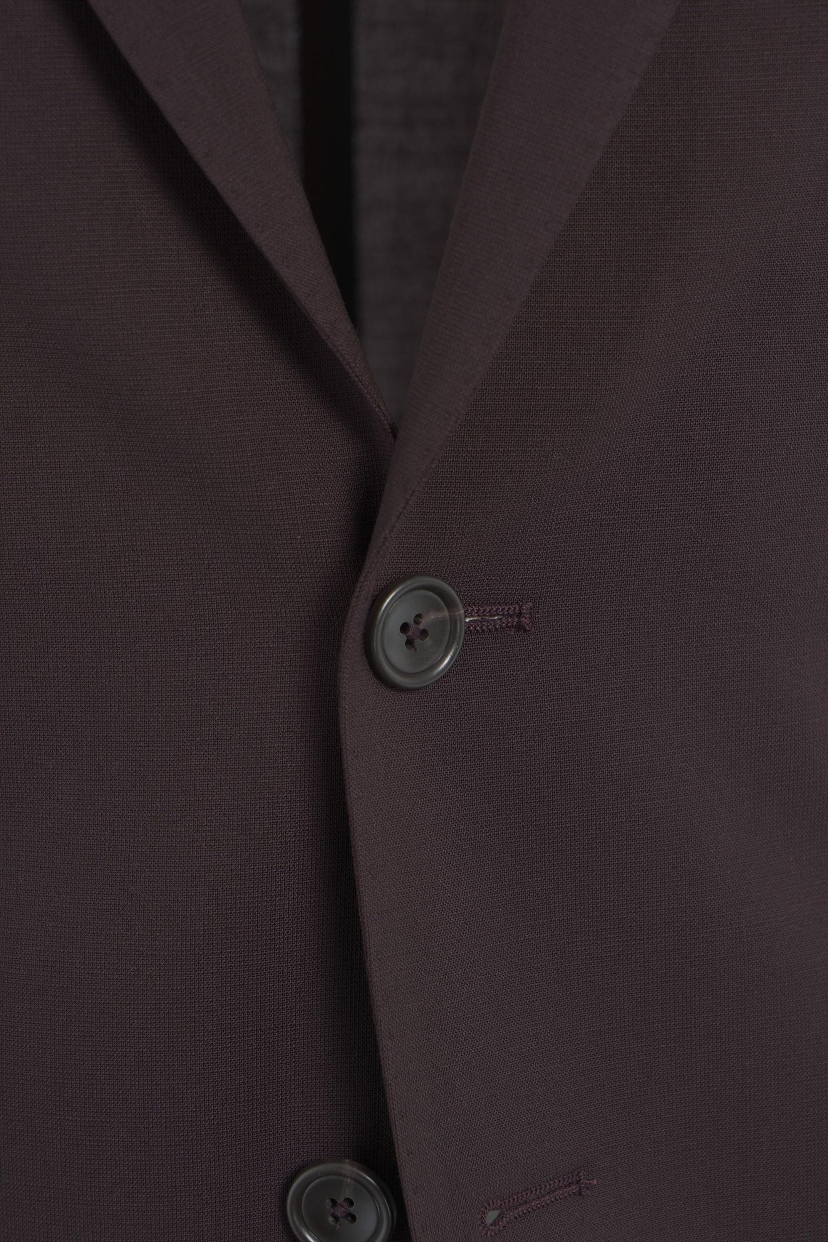 Virgin wool single-breasted suit Product Image