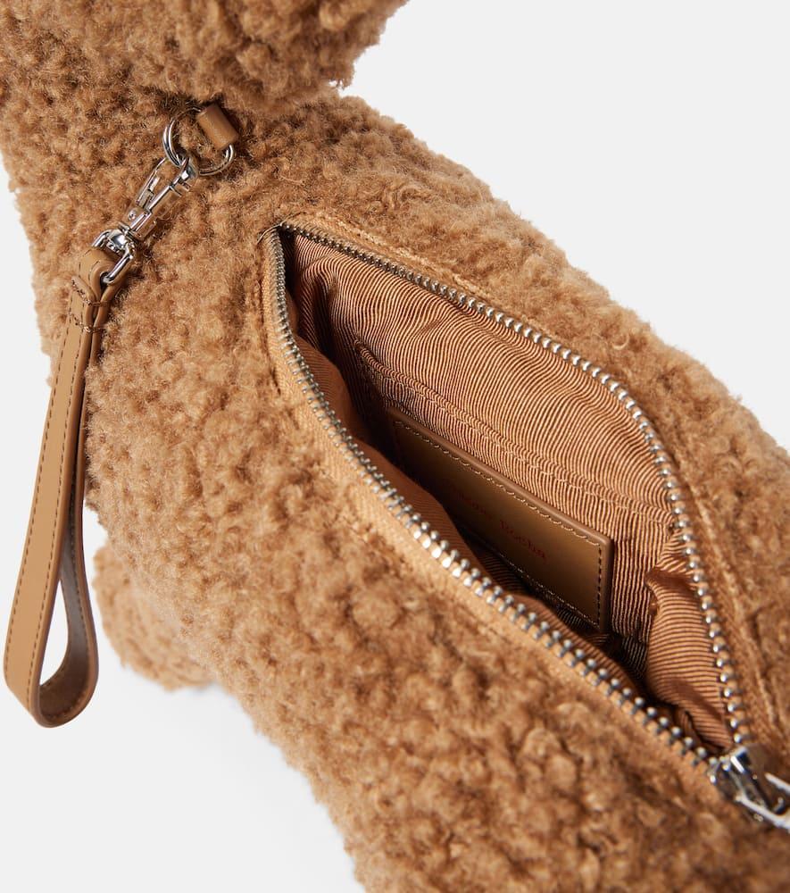 SIMONE ROCHA Creature Clutch Bag In Brown Product Image