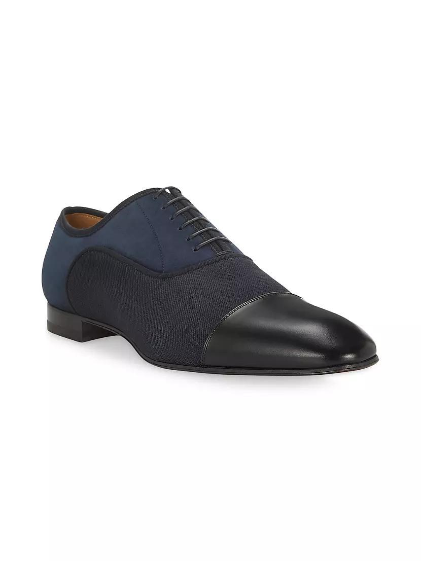 Mens Carlyle B-Shield Leather Derby Shoes Product Image