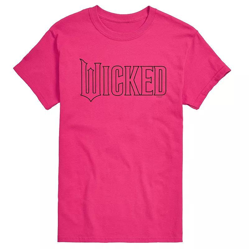 Men's Wicked Outline Logo Graphic Tee, Size: Medium, White Product Image