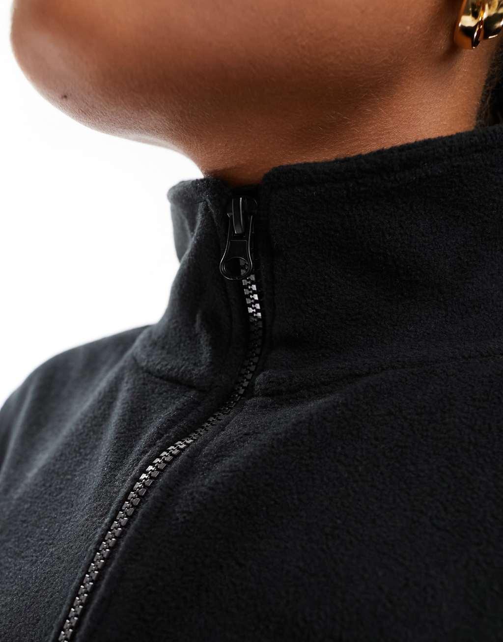 ASOS DESIGN half zip fleece Product Image
