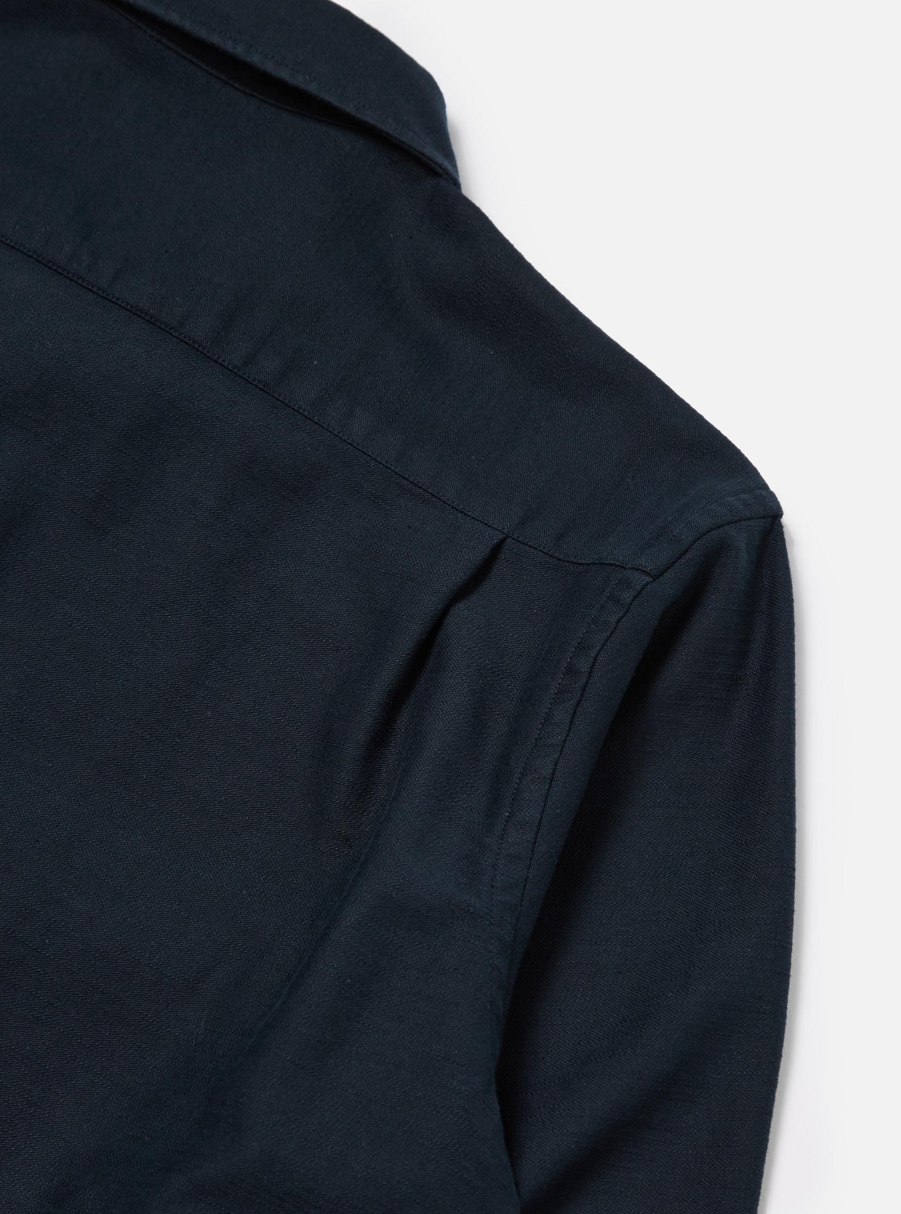Navy Slub Sateen Dockside Jacket Product Image