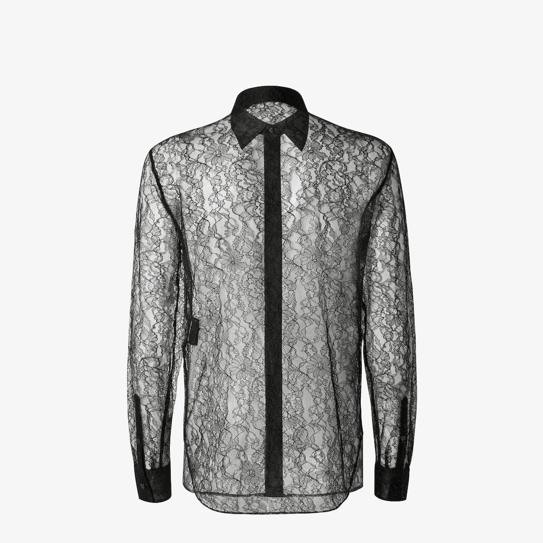ShirtBlack lace shirt Product Image