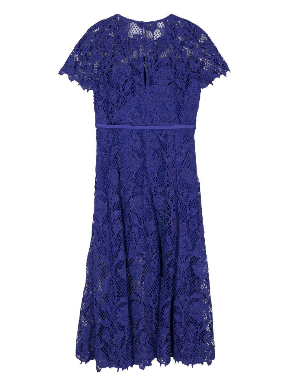 floral-lace midi dress Product Image