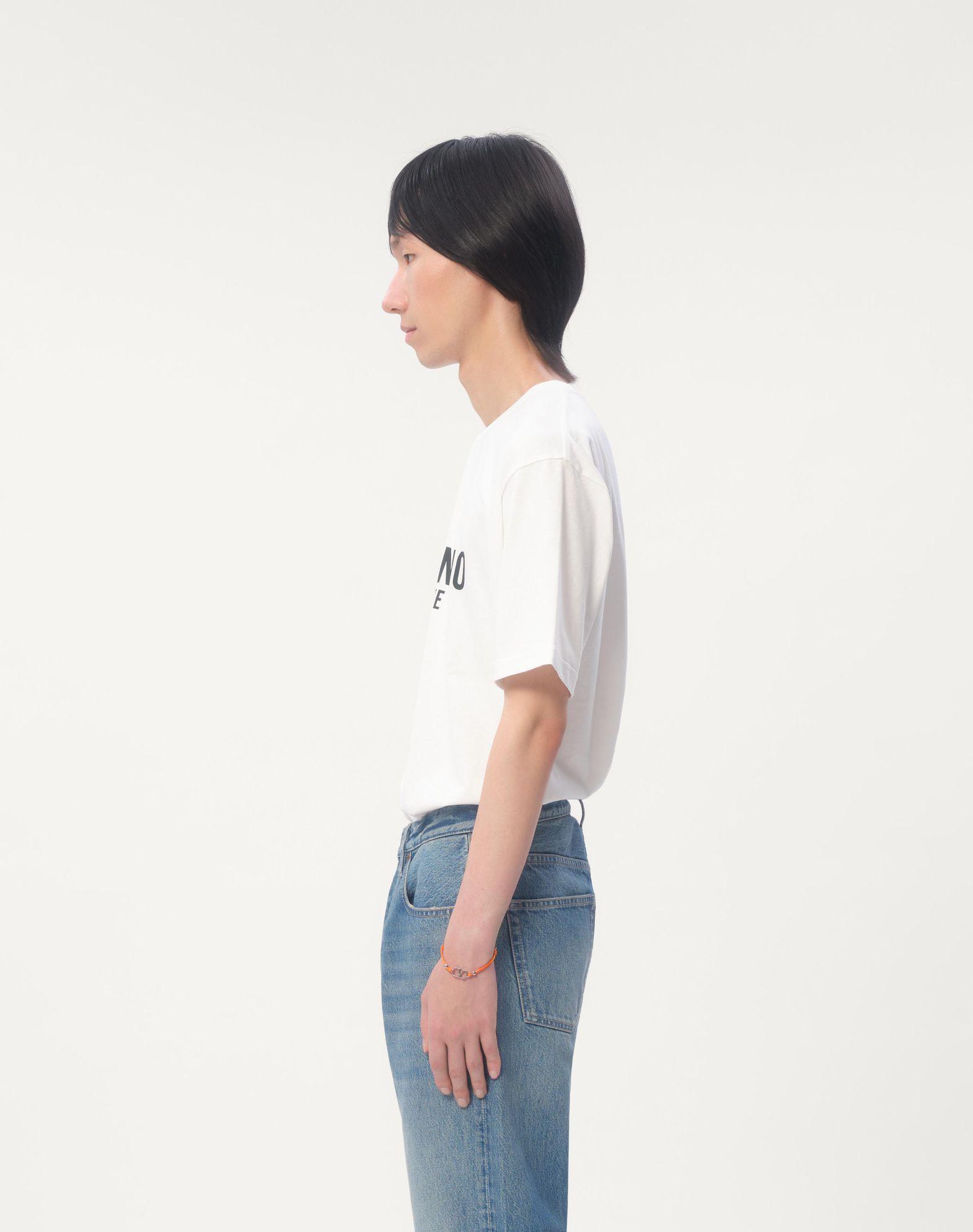 Cotton T-Shirt With Chez Valentino Print Product Image