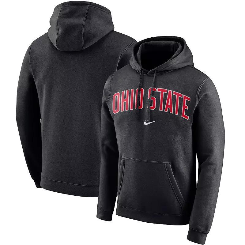 Men's Nike Cardinal Stanford Cardinal Arch Club Fleece Pullover V-Neck Hoodie, Size: XL, Red Product Image
