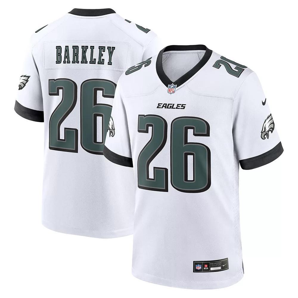 Men's Nike Saquon Barkley White Philadelphia Eagles White Game Jersey, Size: 2XL Product Image