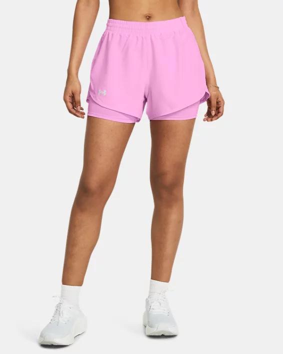UA Fly-By Womens 2-in-1 Shorts Product Image