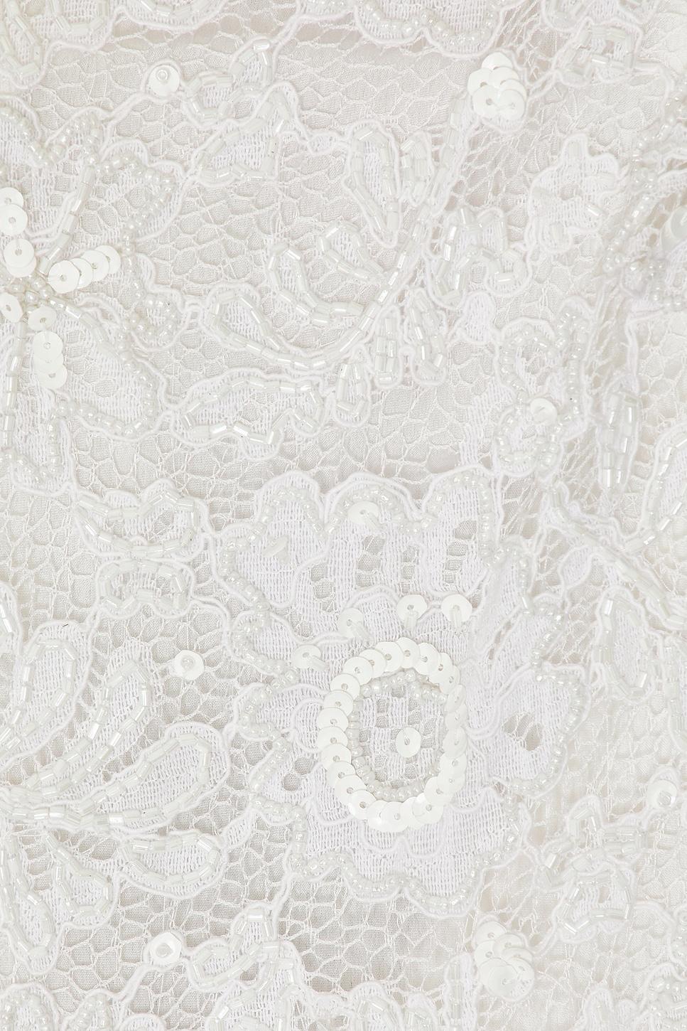 Lovers and Friends Eloise Embellished Mini Dress in White Product Image
