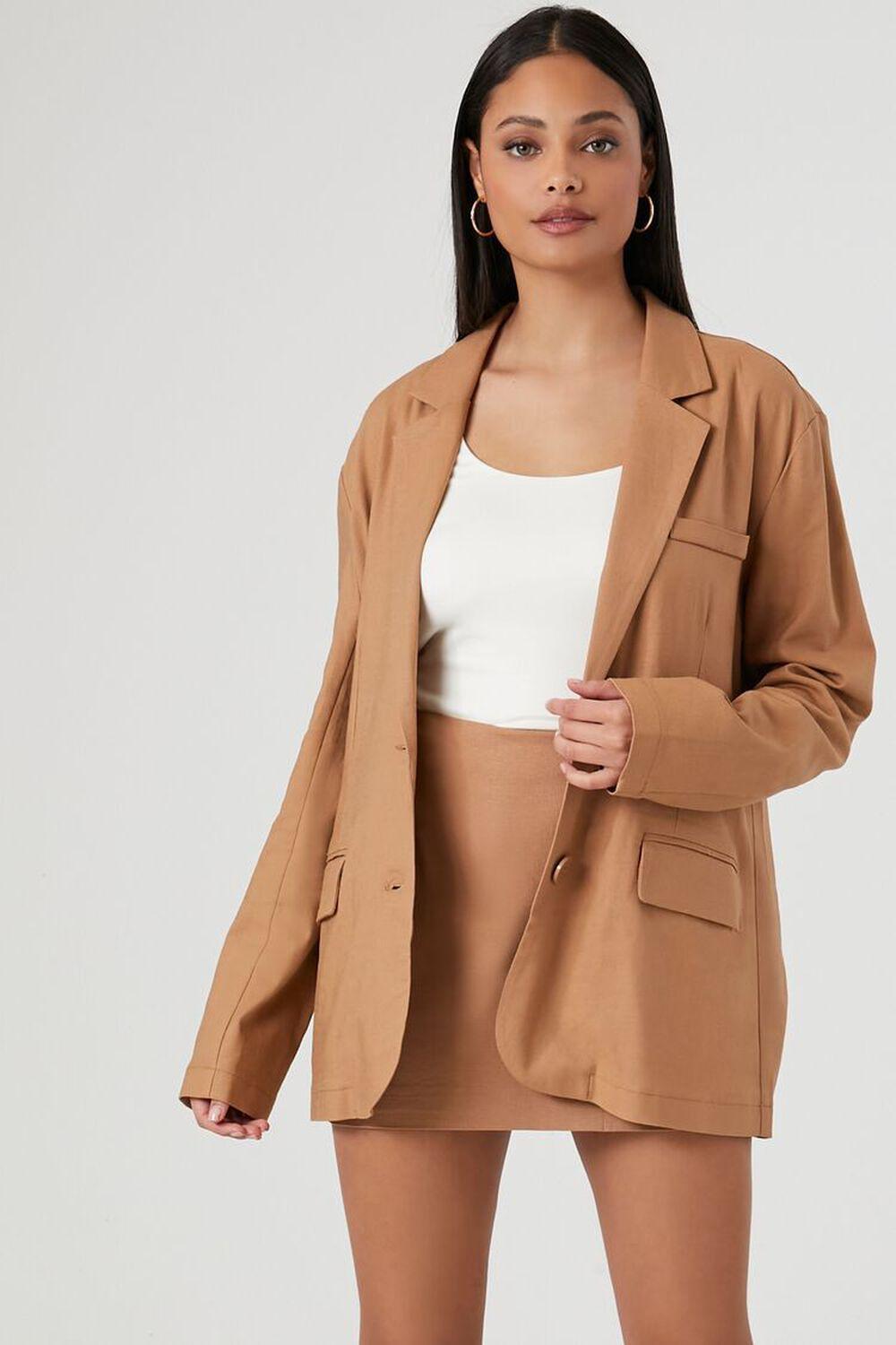 High-Rise A-Line Mini Skirt | Forever 21 Product Image