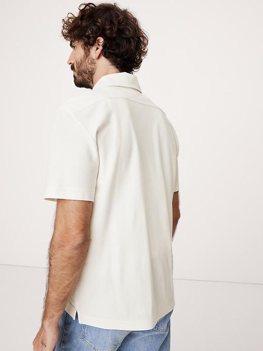 Luxury-Touch Pique Resort Shirt Product Image
