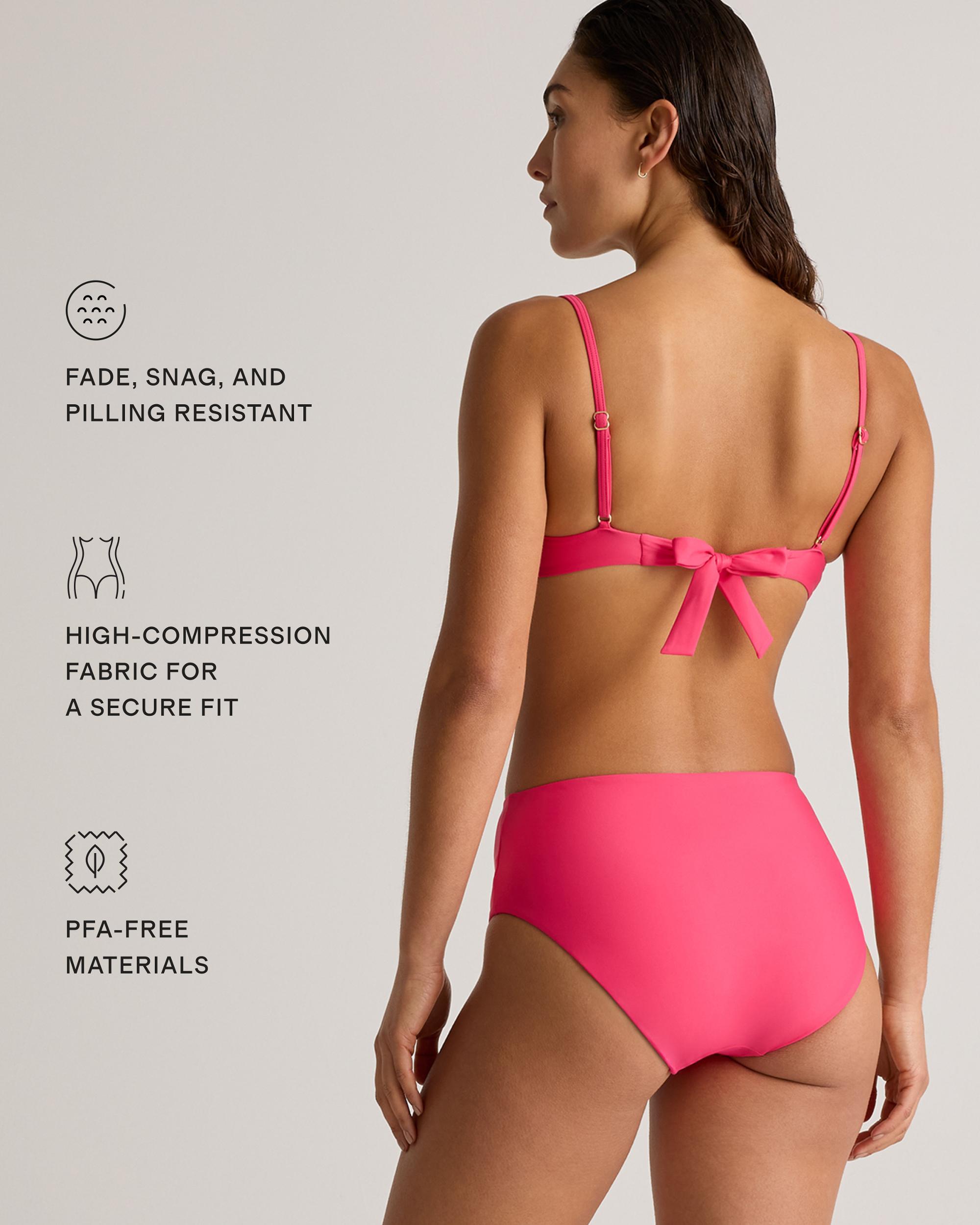 Quince | Women's Italian Demi Bikini Top Size XS, 78% Recycled Polyamide, 22% Spandex Product Image