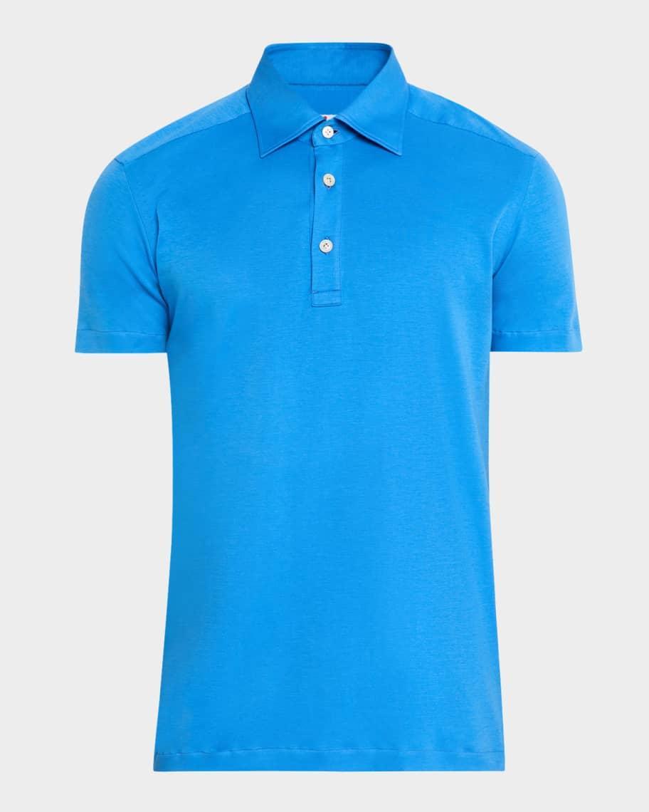 Mens Cotton Polo Shirt Product Image