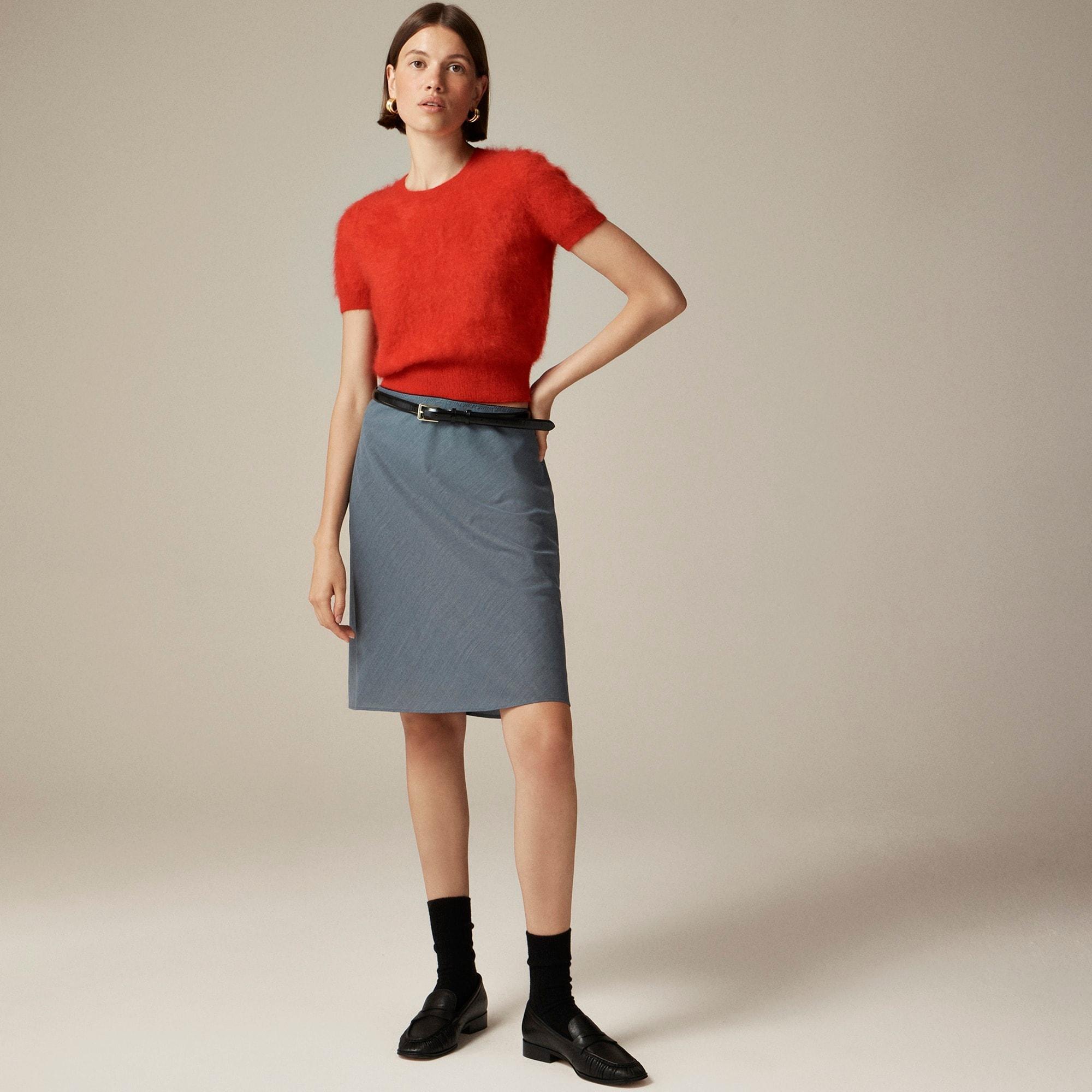 Brushed cashmere T-shirt Product Image