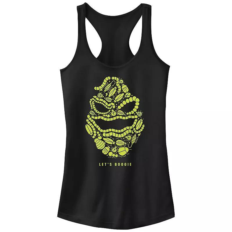 Disney's The Nightmare Before Christmas Oogie Boogie Let's Boogie Bug Head Juniors' Racerback Tank Top, Girl's, Size: XXL, Black Product Image